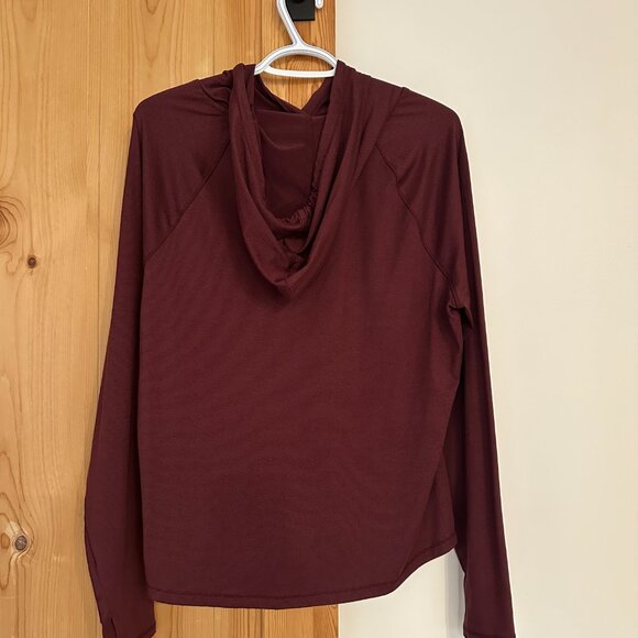 RBX Burgundy Lightweight Hoodie - Picture 2 of 3